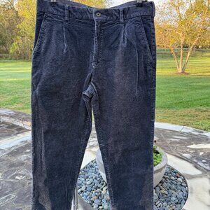 H&M Men's Gray Corduroy Pants Size 33